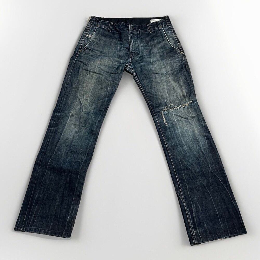 Men’s Grunge Diesel Revick Jeans Made In Italy Size 33x34